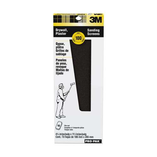 7000047624 Pro-Pak™ Drywall Sanding Screens 99440, 100 grit, 10 sheets/pk