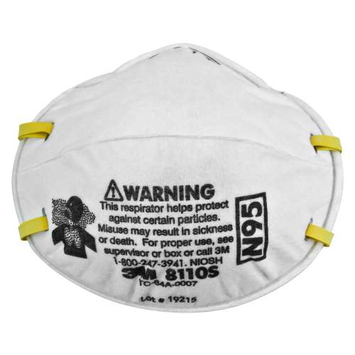 7000052065 8110S Particulate Respirator 8110S, N95 160 EA/Case