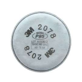 7000052066 2078 Particulate Filter 2078, P95, with Nuisance Level Organic Vapor/Acid Gas Relief 100 EA/Case
