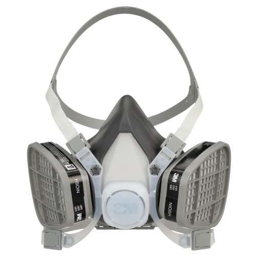 7000052081 53P71 Half Facepiece Disposable Respirator Assembly 53P71, Organic Vapor/P95 Respiratory Protection, Large 12 EA/Case