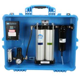 7000052147 256-02-01 Portable Compressed Air Filter and Regulator Panel 256-02-01, 100 cfm, 8 outlets, with Carbon Monoxide Monitor 1 EA/Case