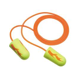 7000052721 311-1252 E-A-Rsoft Yellow Neon Blasts Earplugs 311-1252, Corded, Poly Bag, Regular Size, 2000 Pair/Case
