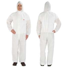 7000089612 4515-M-WHITE Disposable Protective Coverall 4515-M, White, Type 5/6, 20 ea/Case