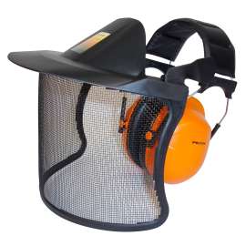7000103837 V40AH31A-1P Brush Defender Visor System, Face Protection V40GH31A-1P, with H31A Ear Muff, 1 ea/Case