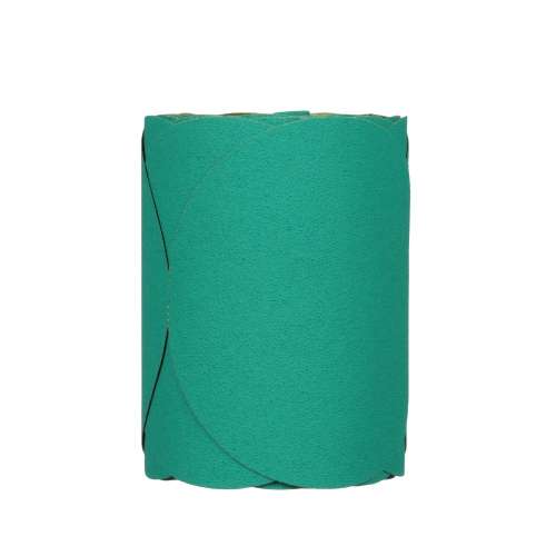 7000118086 Stikit™ Green Disc Roll, 01506, 6 in, 80, 100 discs per roll, 10 rolls per case