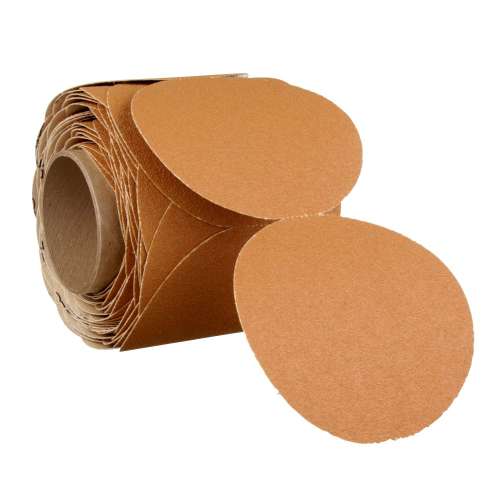 7000118089 Stikit™ Paper Disc Roll 363I, 60 F-weight, 5 in x NH, Die 500X, 100 Discs/Roll, 4 Rolls/Case