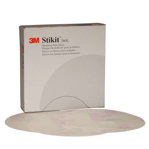 7000118150 Stikit™ Finishing Film Abrasive Disc 260L, 01320, 6 in, P800, 100 discs per carton, 4 cartons per case