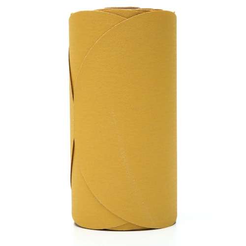 7000118153 Stikit™ Gold Disc Roll, 01210, 6 in, P150, 75 discs per roll, 6 rolls per case
