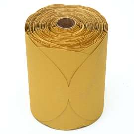 7000118158 Stikit™ Gold Disc Roll, 01440, 6 in, P150, 175 discs per roll, 6 rolls per case