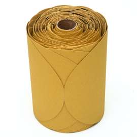7000118160 Stikit™ Gold Disc Roll, 01442, 6 in, P100, 125 discs per roll, 10 rolls per case
