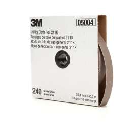 7000118347 Utility Cloth Roll 211K, 240 J-weight, 1-1/2 in x 50 yd, Full-flex, 5 ea/Case