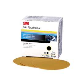 7000118762 Hookit™ Gold Disc, 00920, 3 in, P100, 50 discs per carton, 4 cartons per case