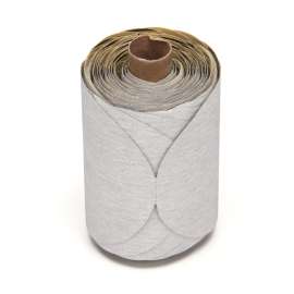 7000119236 Stikit™ Paper Disc Roll 426U, 120 A-weight, 5 in x NH, 125 Discs/Roll, 10 Rolls/Case