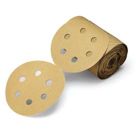 7000119568 Stikit™ Paper Disc Roll 236U, 6 in x NH 6 Hole, P320 C-weight, D/F, Die 600FH, 100 Discs/Roll, 4 Rolls/Case