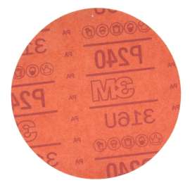 7000119783 Hookit™ Red Abrasive Disc, 01220, 6 in, P240, 50 discs per carton, 6 cartons per case