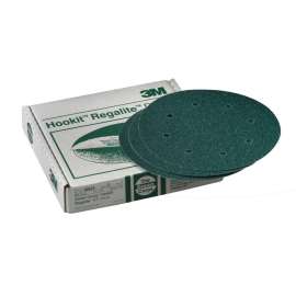 7000120350 Green Corps™ Hookit™ Disc Dust Free, 00624, 8 in, 40, 25 discs per carton, 5 cartons per case