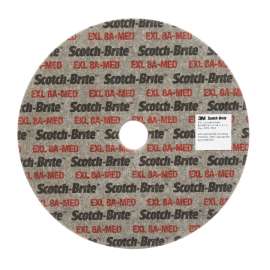 7000120683 Scotch-Brite™ EXL Unitized Wheel, XL-UW, 8A Medium, 6 in x 1 in x 1 in, 2 ea/Case