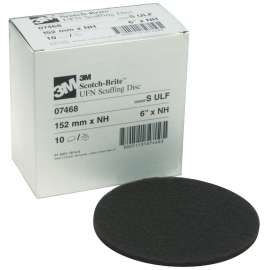 7000120839 Scotch-Brite™ Scuffing Disc, 07468, SiC Ultra Fine, 6 in x NH, 10/Carton, 40 ea/Case