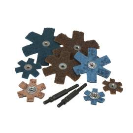 7000120972 Scotch-Brite™ Star, 4 in A VFN LS, 25/Pac, 50 ea/Case