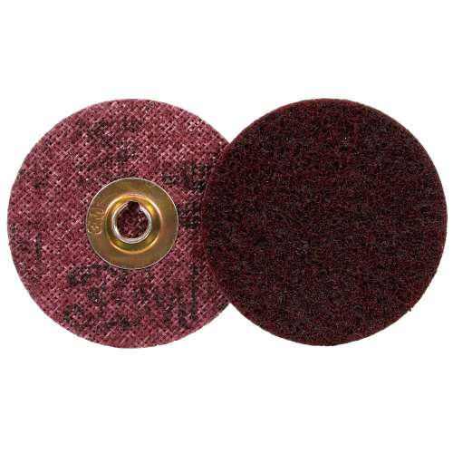 7000120993 Scotch-Brite™ Roloc™ Surface Conditioning Disc, SC-DM, A/O Medium, TSM, 3 in, 25/Carton, 100 ea/Case