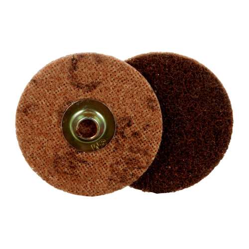 7000120994 Scotch-Brite™ Roloc™ Surface Conditioning Disc, SC-DM, A/O Coarse, TSM, 3 in, 25/Carton, 100 ea/Case