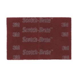 7000121088 Scotch-Brite™ Hand Pad 7447, HP-HP, A/O Very Fine, Maroon, 6 in x 9 in, 10 ea/Case