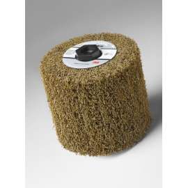 7000121170 Scotch-Brite™ Match and Finish High Strength Flap Brush, 4-1/2 in x 4 in x 5/8 in-11 7A CRS, 1 ea/Case