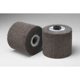 7000121171 Scotch-Brite™ Match and Finish High Strength Flap Brush, 4-1/2 in x 4 in x 5/8 in-11 7A MED, 1 ea/Case