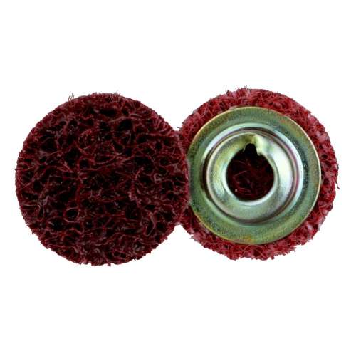 7000121647 Standard Abrasives™ Quick Change Surface Conditioning GP Disc, 840038, A/O MED, TSM, Maroon, 3/4 in, QS75KM, 50/Car, 500 ea/Case