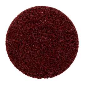 7000121857 Standard Abrasives™ Quick Change Surface Conditioning GP Disc, 840488, A/O MED, TR, Maroon, 3 in, Die Q300V, 25/Car, 250 ea/Case