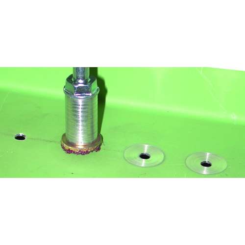 7000122088 Standard Abrasives™ Quick Change P.A.R.T. GP Disc, 800072, A/O Medium, TSM, Maroon, 5/8 in, Die QS62HM, 50/Carton, 500 ea/Case