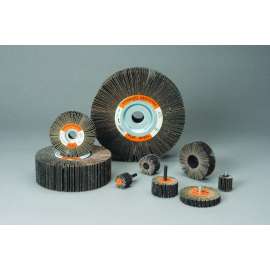 7000122253 Standard Abrasives™ Aluminum Oxide Flap Wheel, 681605, 60, 8 in x 2 in x 1 in, 3 ea/Case