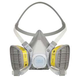 7000126025 5103 Half Facepiece Disposable Respirator Assembly 5103, Organic Vapor/Acid Gas, Small 12 EA/Case