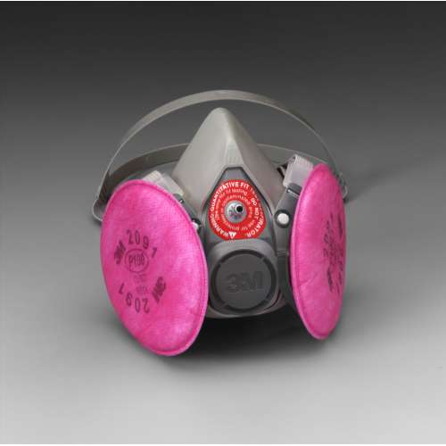 7000126030 6200Q Probed Reusable Respirator Assembly 6200Q Medium 4 EA/Case