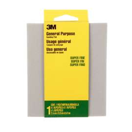7000126141 General Purpose Sanding Pad 916DC-NA, Contour Surface, 4 1/2 in x 5 1/2 in x 3/16 in, Super Fine, 1/pk 24 pks/cs