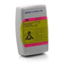 7000126938 7093CB Hydrogen Fluoride Cartridge/Filter 7093CB, P100, with Nuisance Level Organic Vapor and Acid Gas Relief 144 EA/Case