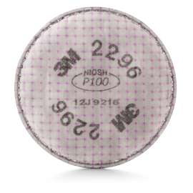 7000127450 2296 Advanced Particulate Filter 2296, P100, with Nuisance Level Acid Gas Relief 100 EA/Case