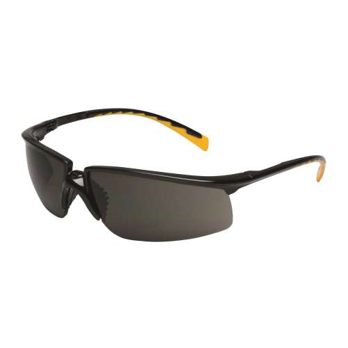 7000127536 12262-00000-20 Privo Protective Eyewear 12262-00000-20 Black Frame, Orange Accent Temple Tips, Gray Anti-Fog Lens, 20 EA/Case