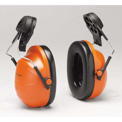 7000141054 H31P3E PELTOR Hi-Viz Earmuffs H31P3E, Hard Hat Attached, 10 EA/Case