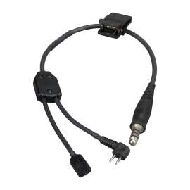 7000141070 FL6AF PELTOR Left Side Boom Harness, NATO Wiring, FL6AF, 10 EA/Case