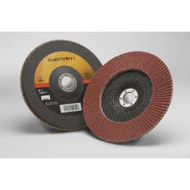 7000148184 Cubitron™ II Flap Disc 967A, 40+, T27, 7 in x 7/8 in, 5 ea/Case