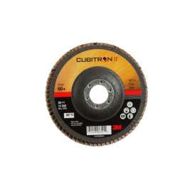7000148199 Cubitron™ II Flap Disc 967A, 60+, T27, 5 in x 7/8 in, 10 ea/Case