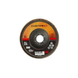 7000148201 Cubitron™ II Flap Disc 967A, 80+, T29, 5 in x 7/8 in, 10 ea/Case