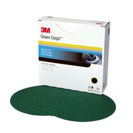 7000148230 Green Corps™ Stikit™ Production™ Disc, 01551, 8 in, 36, 50 discs per carton, 5 cartons per case