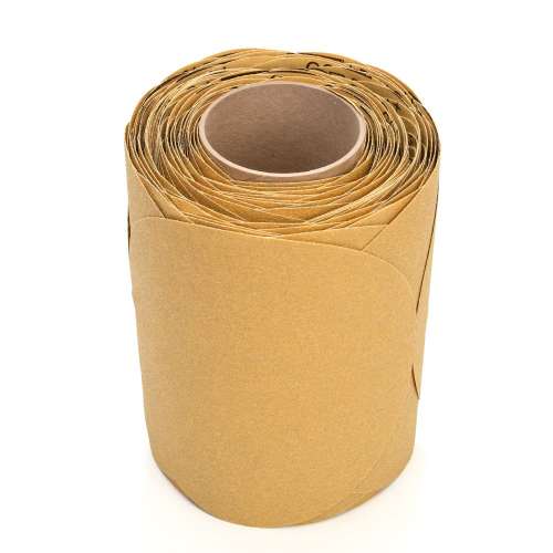 7010290809 Stikit™ Gold Disc Roll, 01493, 8 in, P80, 125 discs per roll, 4 rolls per case