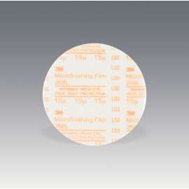 7010291072 Microfinishing PSA Film Disc 268L, 15 Mic 3MIL, Type D, 1 in x NH, Die 100N, 100/Bag, 2000 ea/Case