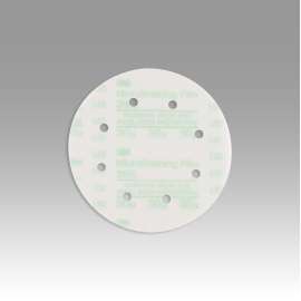 7010292180 Hookit™ Microfinishing Film Disc 268L, 30 Mic 3MIL, Type D, 6 in x NH, D/F 8HL, Die 600HY, 25/Bag, 500 ea/Case