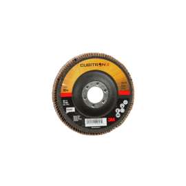 7010292540 Cubitron™ II Flap Disc 967A, 60+, T29, 4-1/2 in x 7/8 in, Giant, 10 ea/Case