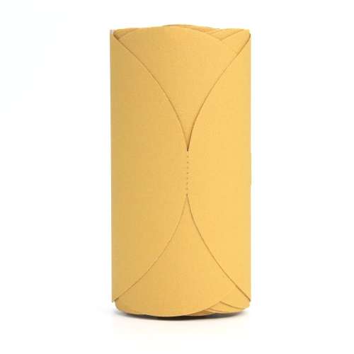 7010292680 Stikit™ Gold Film Disc Roll, 01331, 6 in, P120 grade, 75 discs per roll, 6 rolls per case