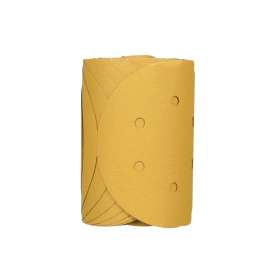7010298823 Stikit™ Gold Film Disc Roll Dust Free, 01383, 6 in, P80, 100 discs per roll, 4 rolls per case
